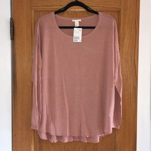 H&M pink sweater
